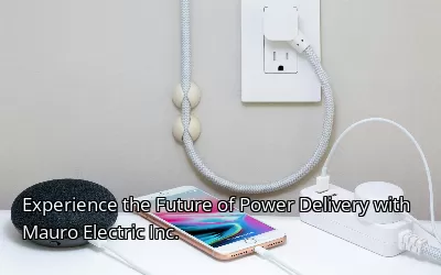 Experience the Future of Power Delivery with Mauro Electric Inc.
