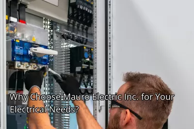 Why Choose Mauro Electric Inc. for Your Electrical Needs?