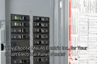 Why Choose Mauro Electric Inc. for Your Smart Electrical Panel Needs?