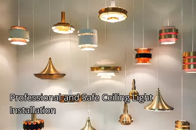 Professional and Safe Ceiling Light Installation Professional and Safe Ceiling Light Installation