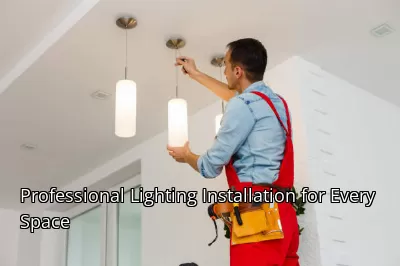 Professional Lighting Installation for Every Space Professional Lighting Installation for Every Space