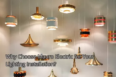 Why Choose Mauro Electric for Your Lighting Installation? Why Choose Mauro Electric for Your Lighting Installation?