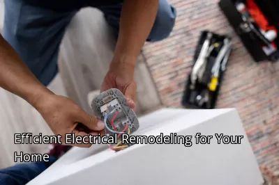 Efficient Electrical Remodeling for Your Home Efficient Electrical Remodeling for Your Home
